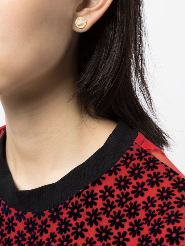 Marc Jacobs  The Medallion Mop stud earrings - Image 2