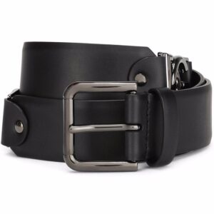 Dolce & gabbana logo-plaque leather belt