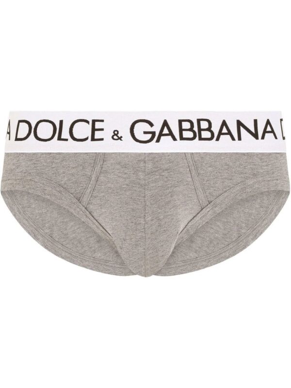 Dolce & Gabbana  logo-waistband stretch-cotton briefs