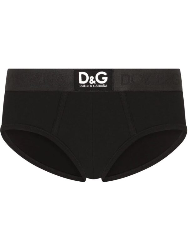 Dolce & Gabbana  logo-waistband stretch-cotton briefs