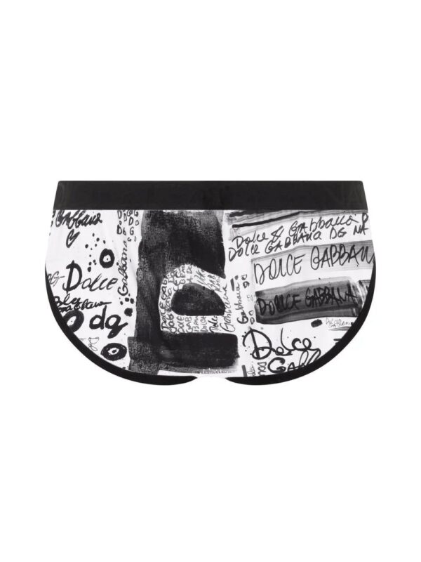 Dolce & Gabbana  all over logo-print cotton briefs - Image 3