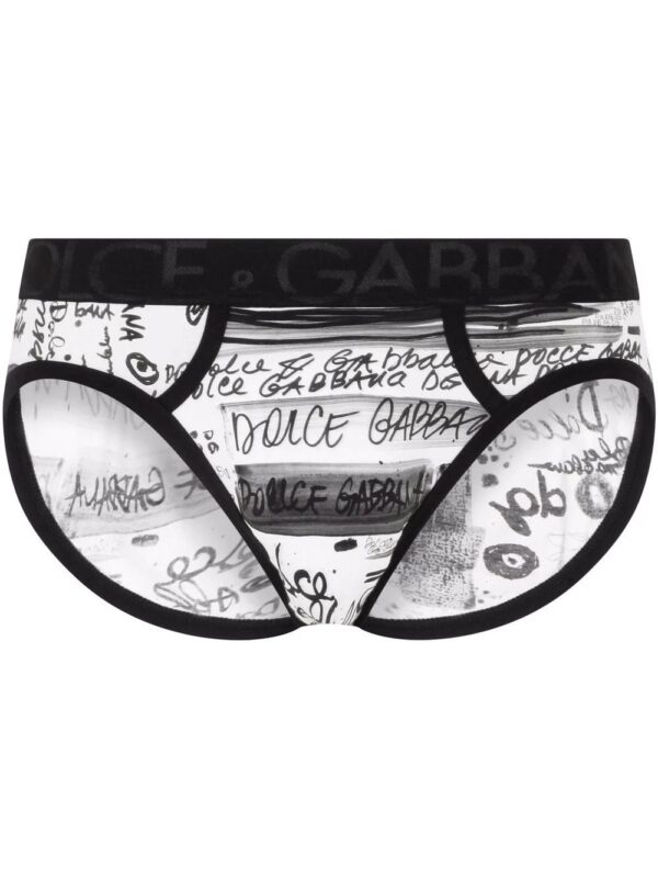 Dolce & Gabbana  all over logo-print cotton briefs