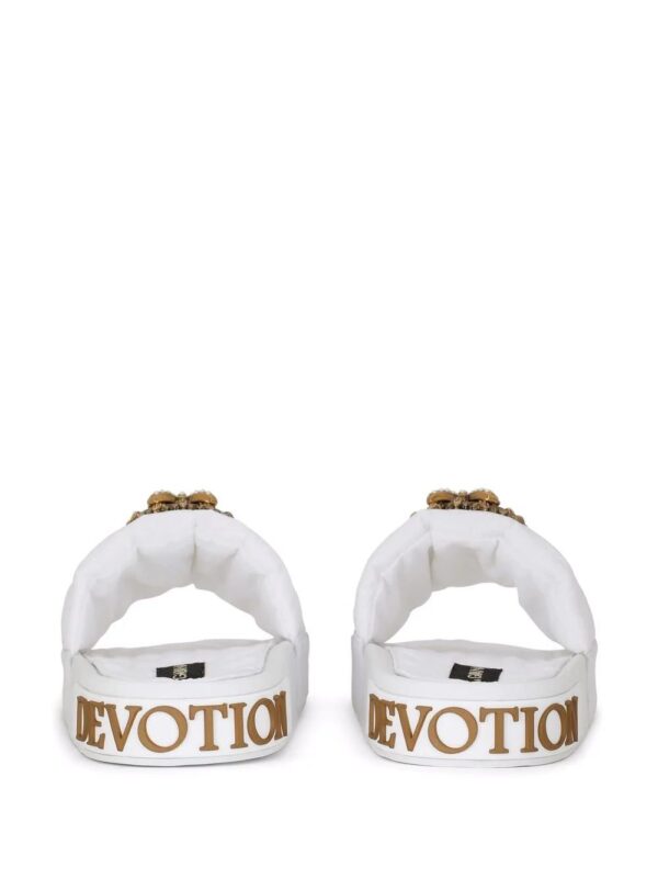 Dolce & Gabbana  Devotion beachwear slides - Image 3