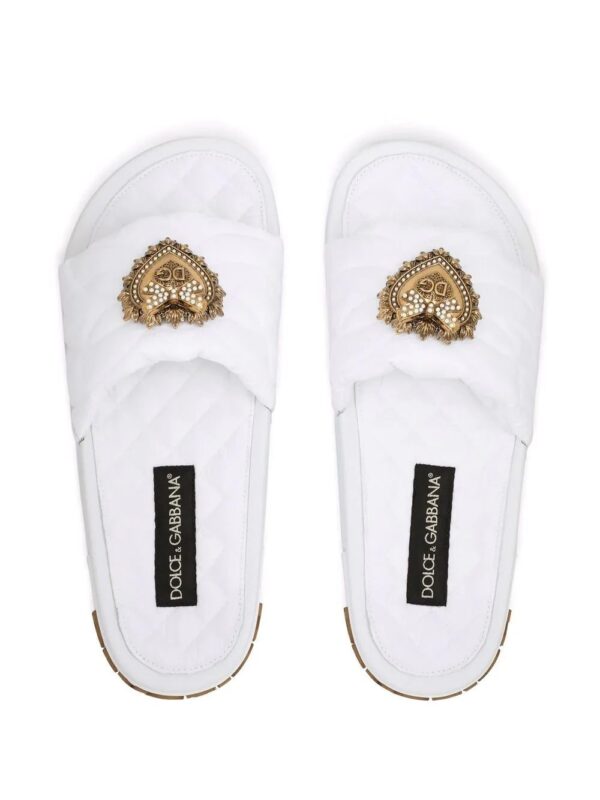Dolce & Gabbana  Devotion beachwear slides - Image 4
