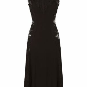 Dolce & Gabbana lace-detail midi dress