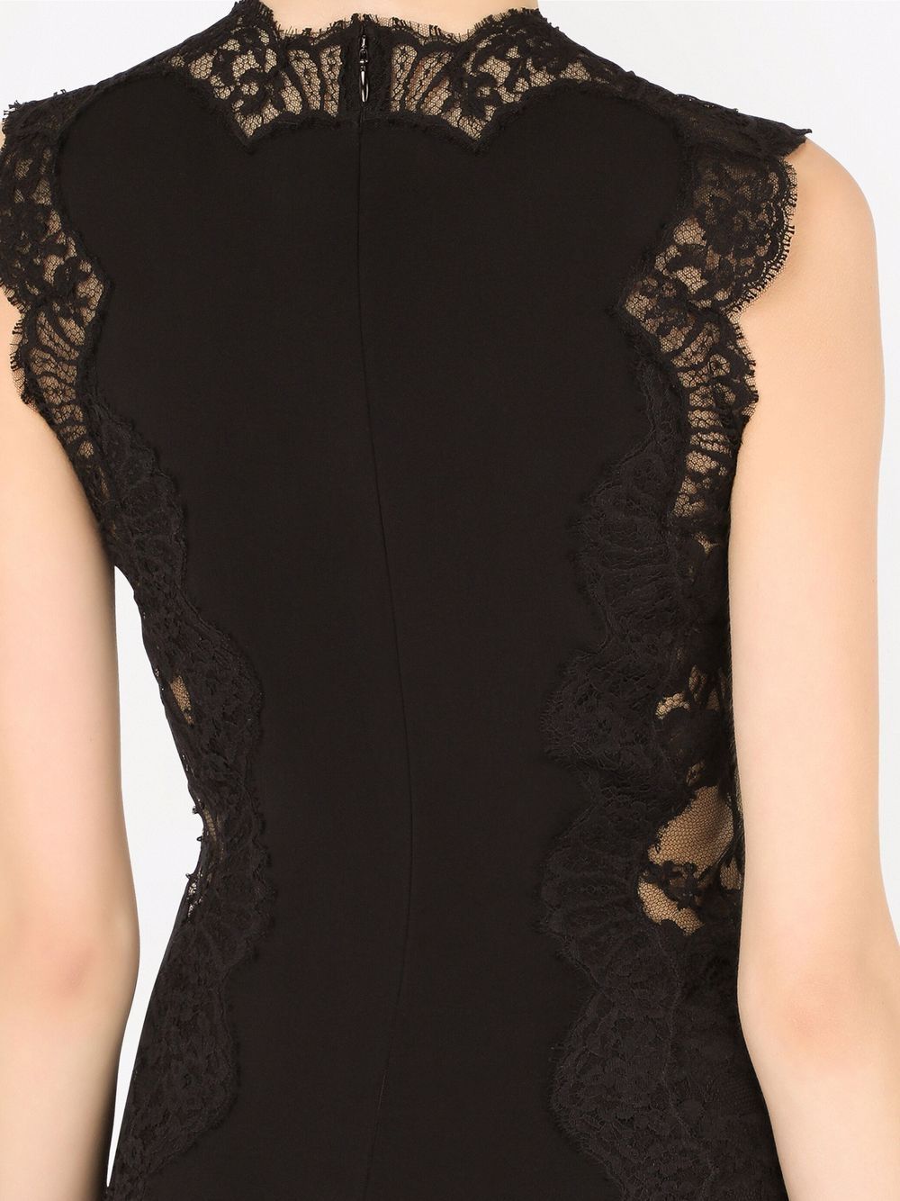 Dolce & Gabbana lace-detail midi dress - Image 4