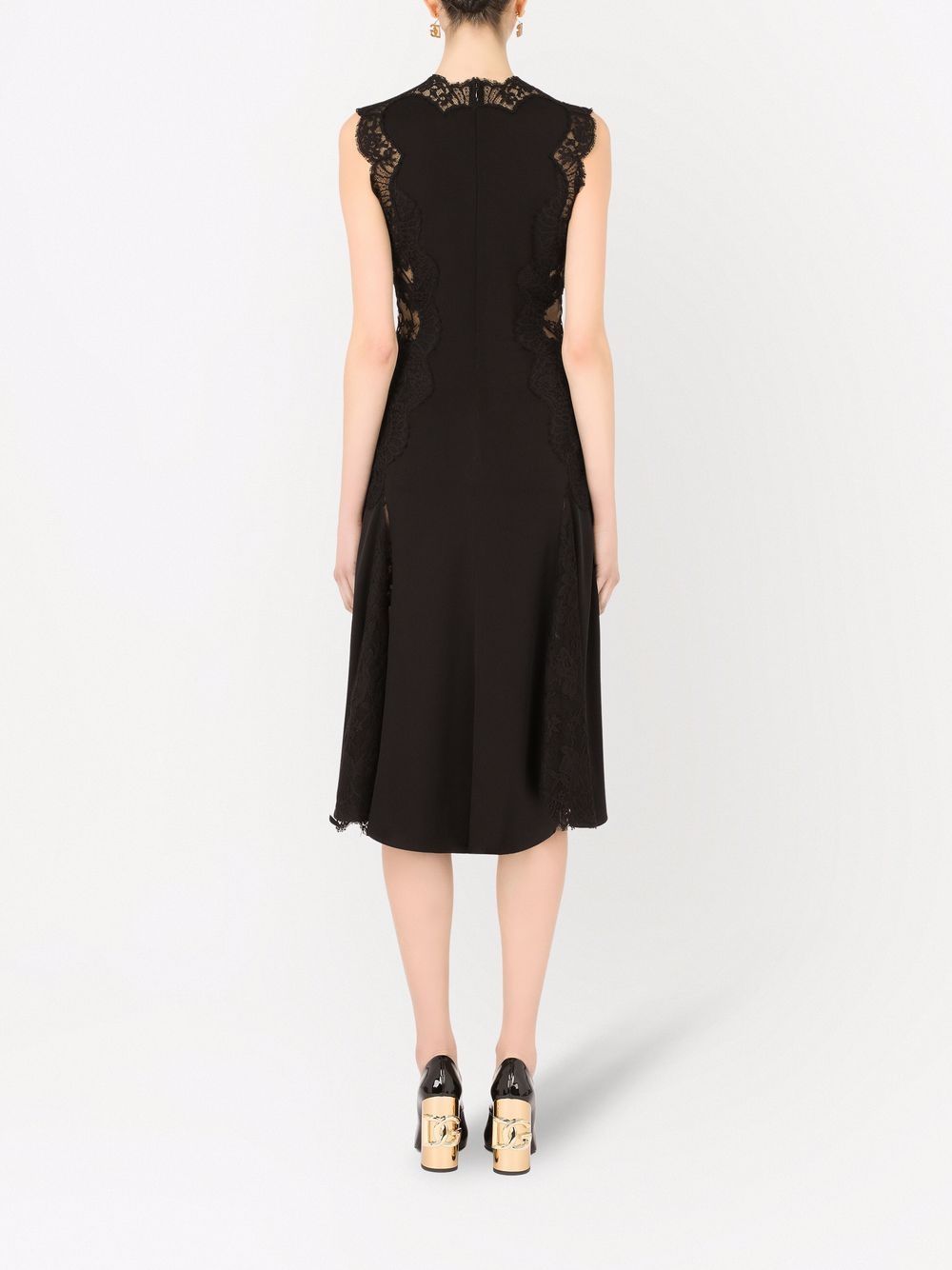 Dolce & Gabbana lace-detail midi dress - Image 5