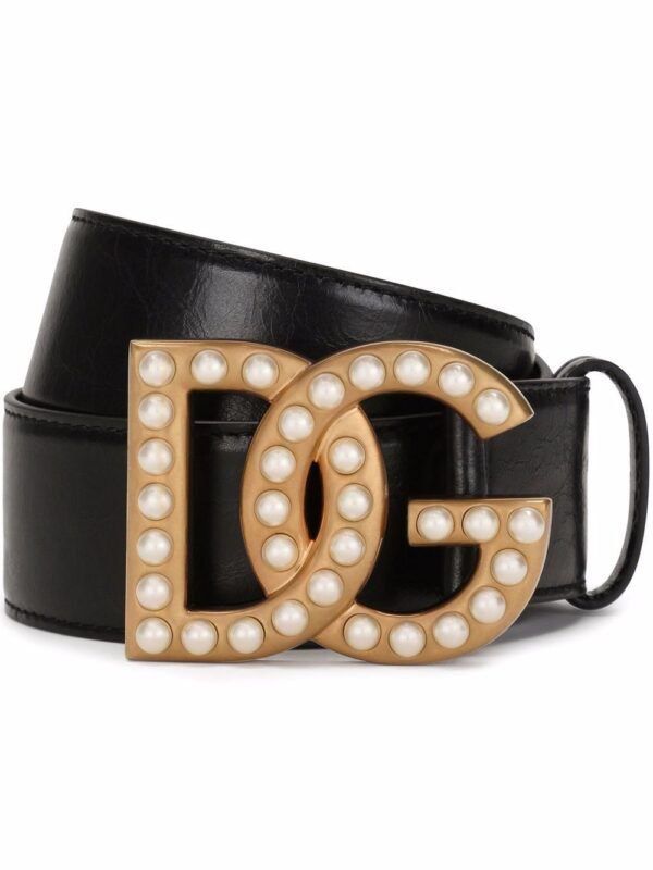 Dolce & gabbana  DG logo buckle belt