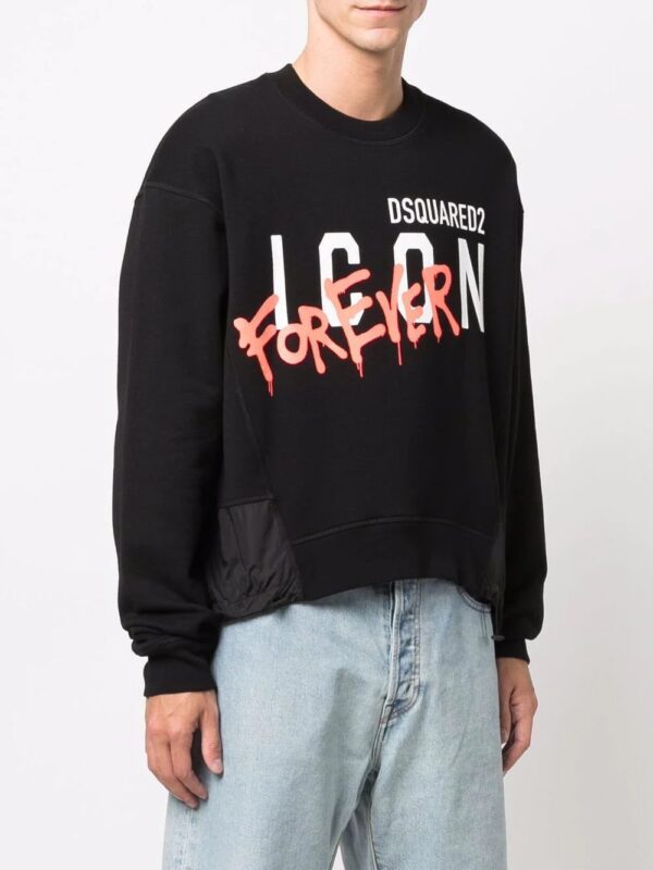 Dsquared2  graffiti-print sweatshirt - Image 3