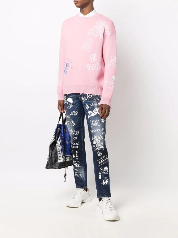 Dsquared2  graphic slogan sweatshirt - Image 2