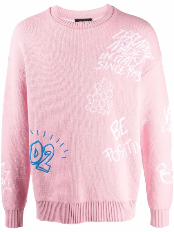Dsquared2  graphic slogan sweatshirt