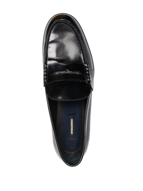 Dsquared2  high-shine penny loafers - Image 4