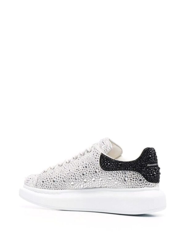 Alexander Mcqueen Oversized crystal-embellished sneakers - Image 3