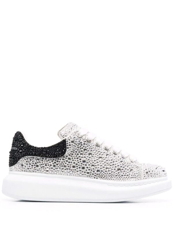 Alexander Mcqueen Oversized crystal-embellished sneakers