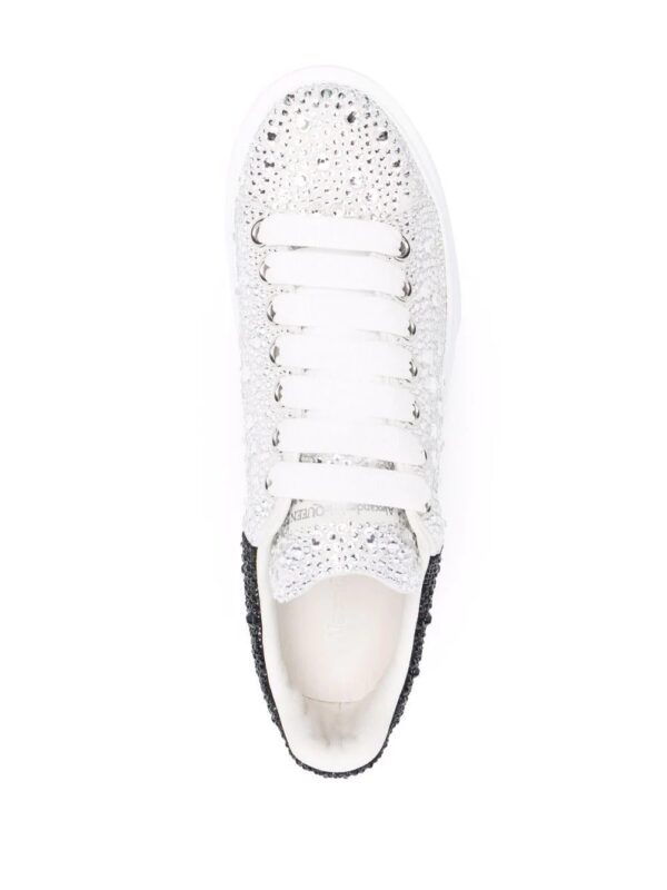 Alexander Mcqueen Oversized crystal-embellished sneakers - Image 4
