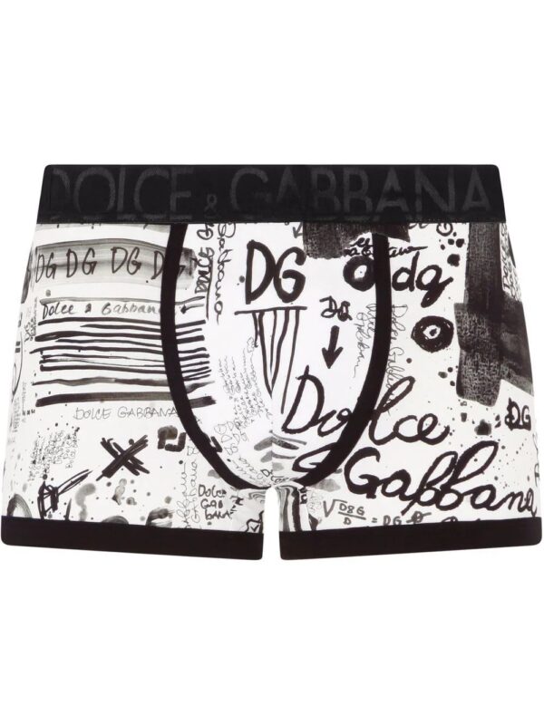 Dolce & Gabbana  logo-print stretch-cotton boxer briefs