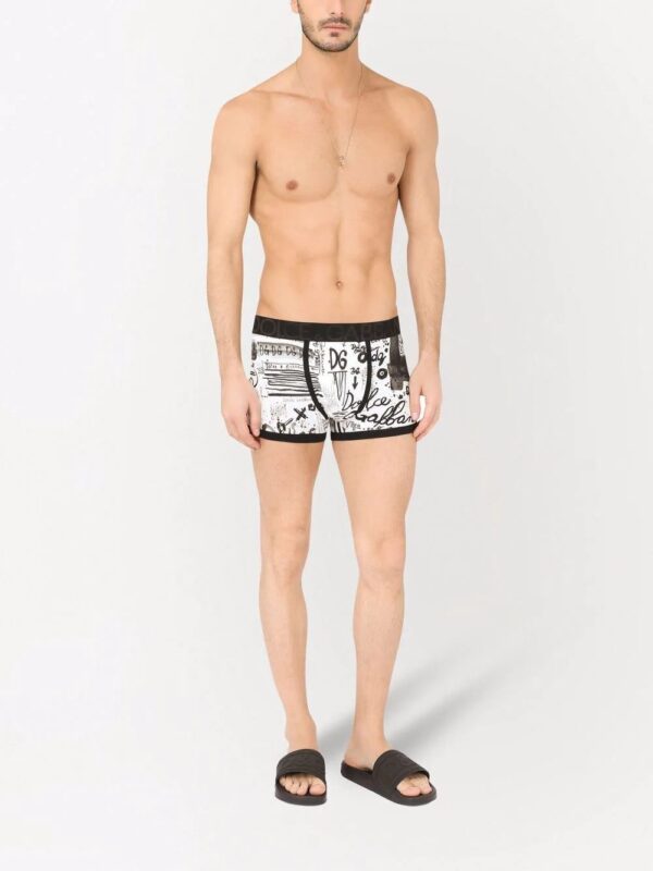 Dolce & Gabbana  logo-print stretch-cotton boxer briefs - Image 2