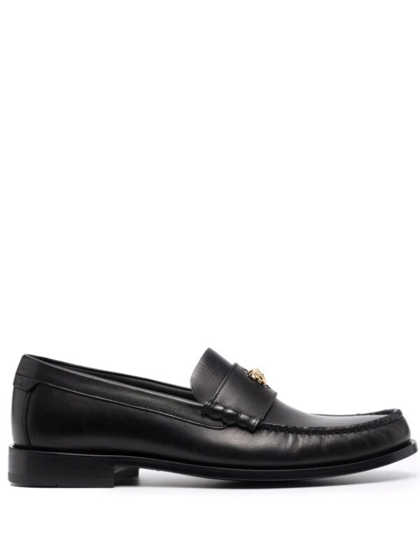 Versace  La Medusa leather loafers