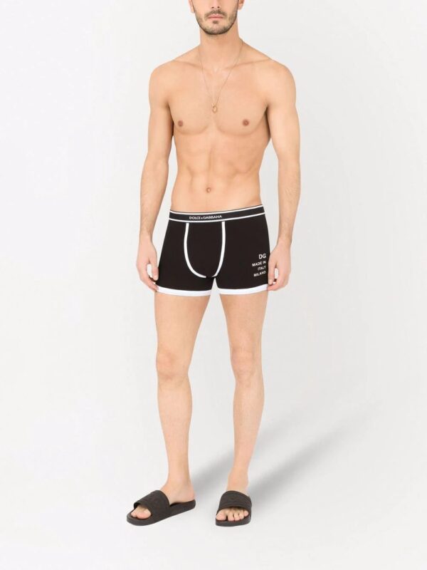 Dolce & Gabbana  logo-waistband two-pack boxers - Image 3