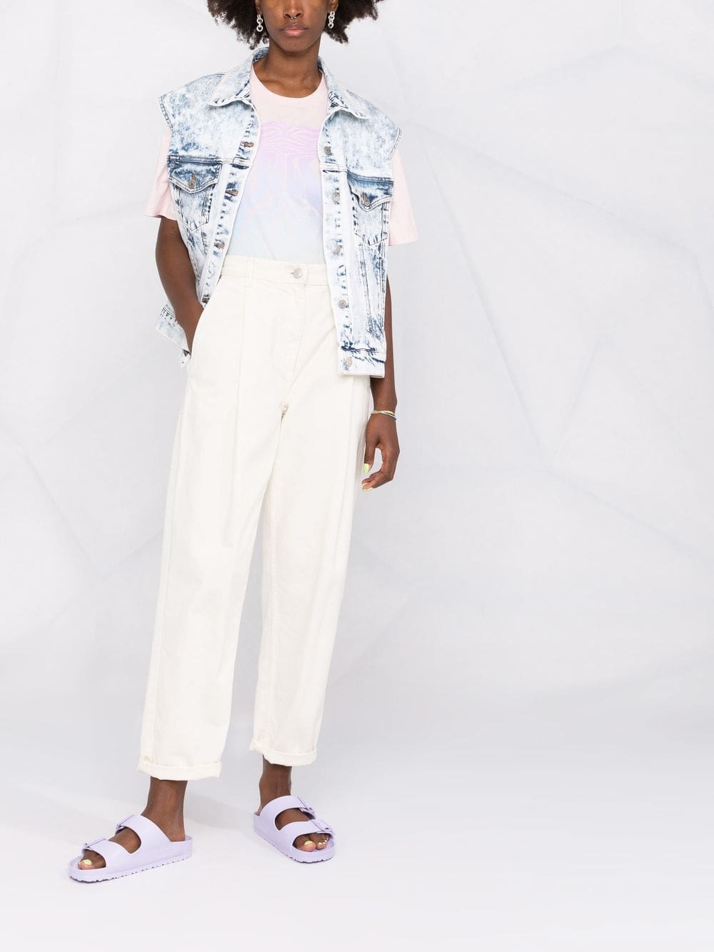 Stella McCartney graphic-print cotton T-shirt - Image 2