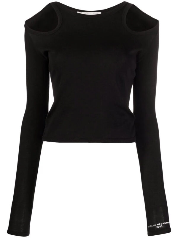 Stella McCartney  cut-out long-sleeve top