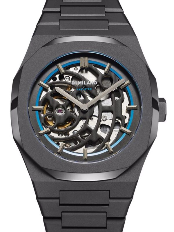 D1 Milano  Skeleton Sandblast Blue 41.5mm - Image 2