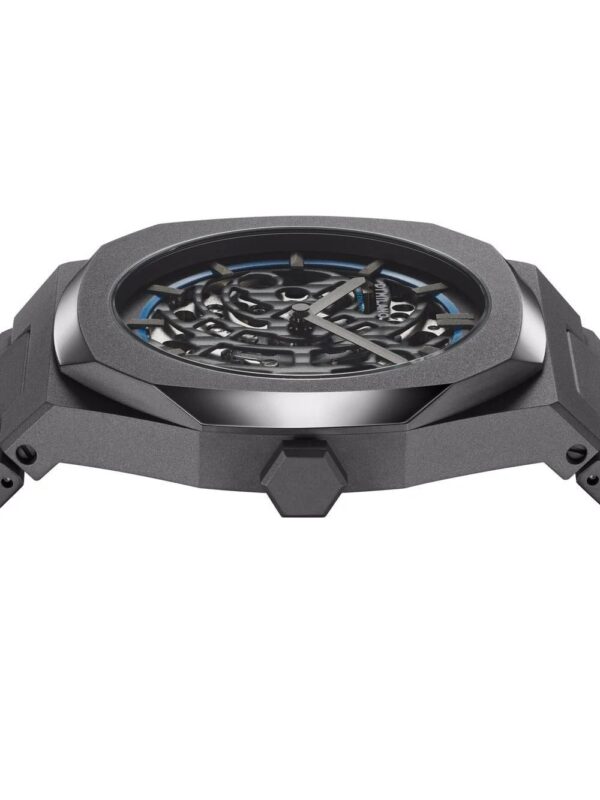 D1 Milano  Skeleton Sandblast Blue 41.5mm - Image 3