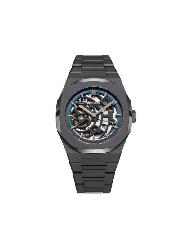 D1 Milano  Skeleton Sandblast Blue 41.5mm
