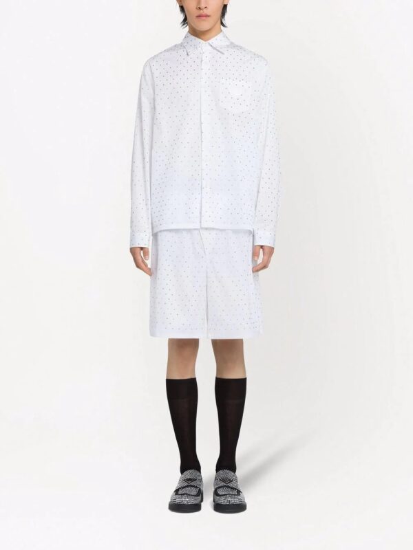 Prada  gem-studded tailored shirt - Image 2