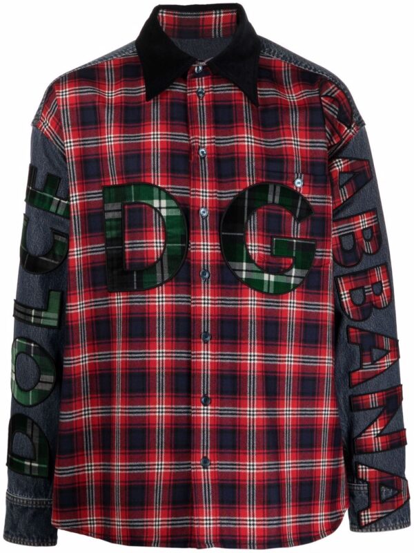 Dolce & Gabbana  contrast-panel shirt