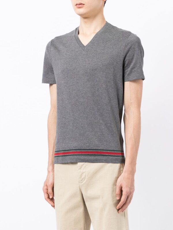Gucci  striped border T-shirt - Image 3