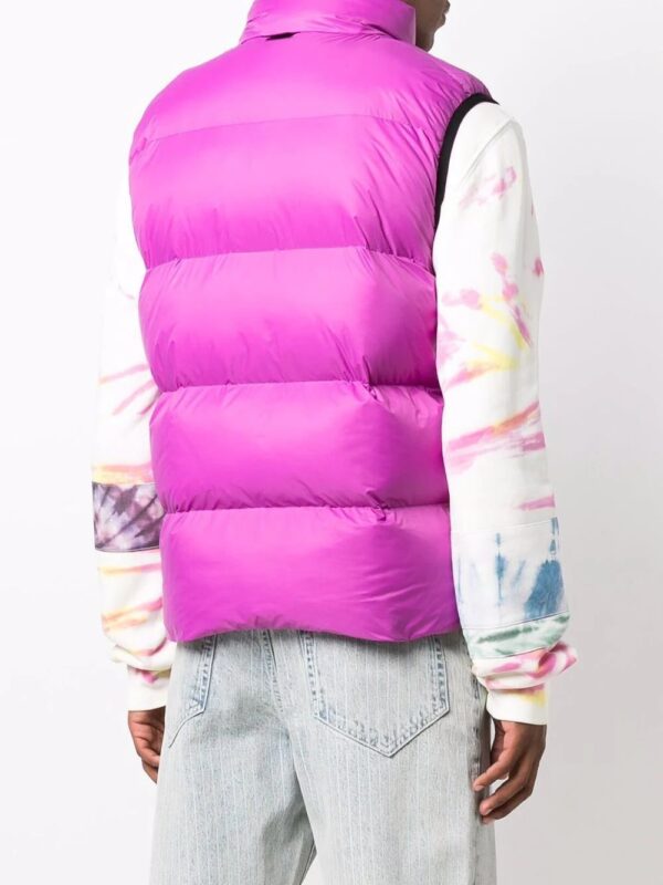 Palm Angels  logo-patch padded gilet - Image 4
