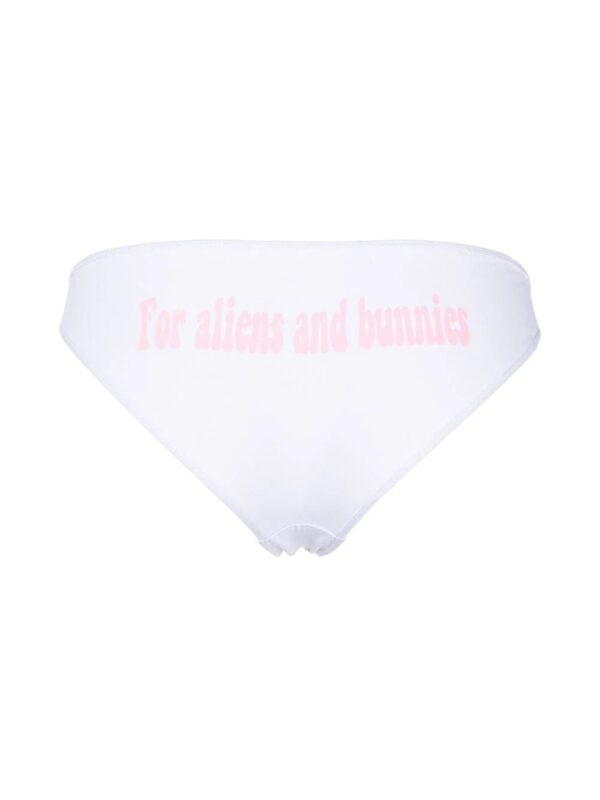 Natasha Zinko  slogan-print briefs - Image 2