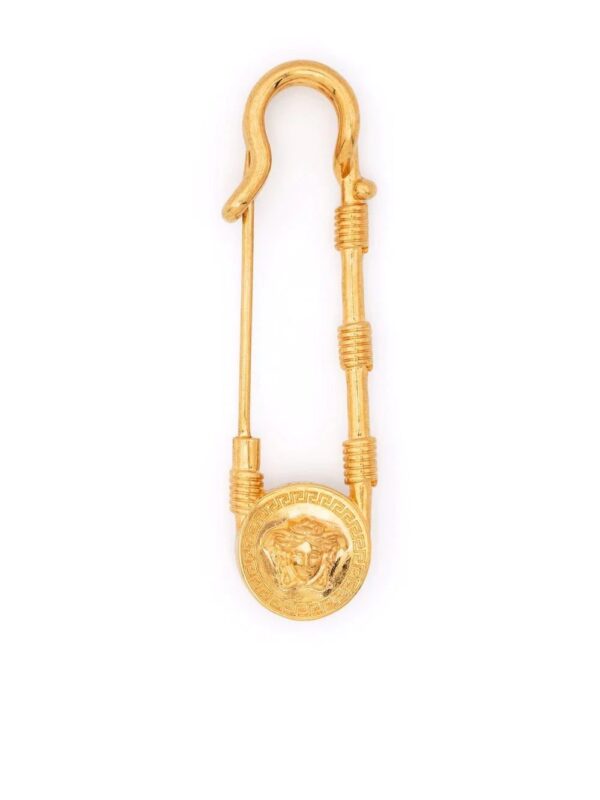 Versace  Medusa safety pin