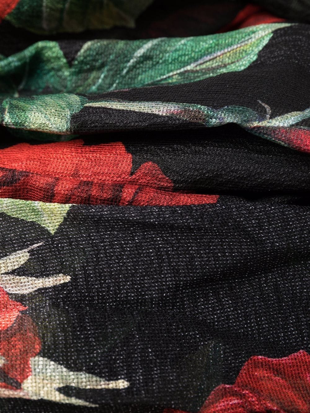 Dolce & Gabbana rose print flared chiffon dress - Image 7