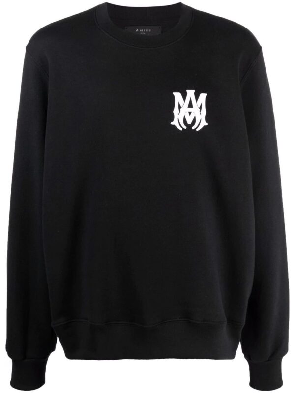 AMIRI  logo-print long-sleeve cotton sweatshirt
