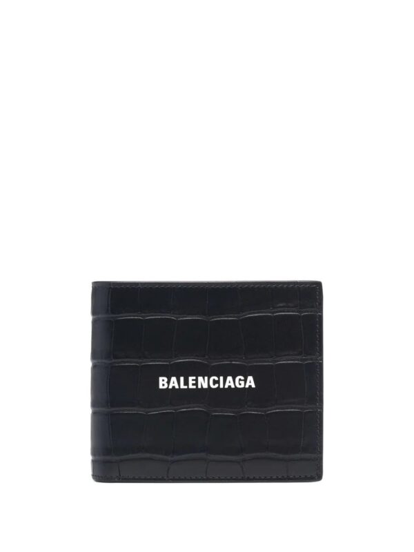 Balenciaga  folded logo wallet