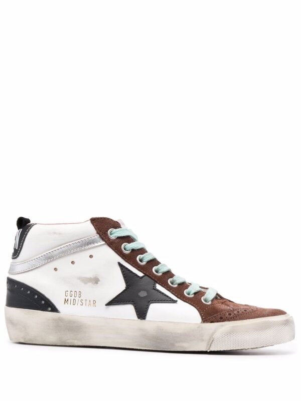 Golden Goose star-patch high-top sneakers