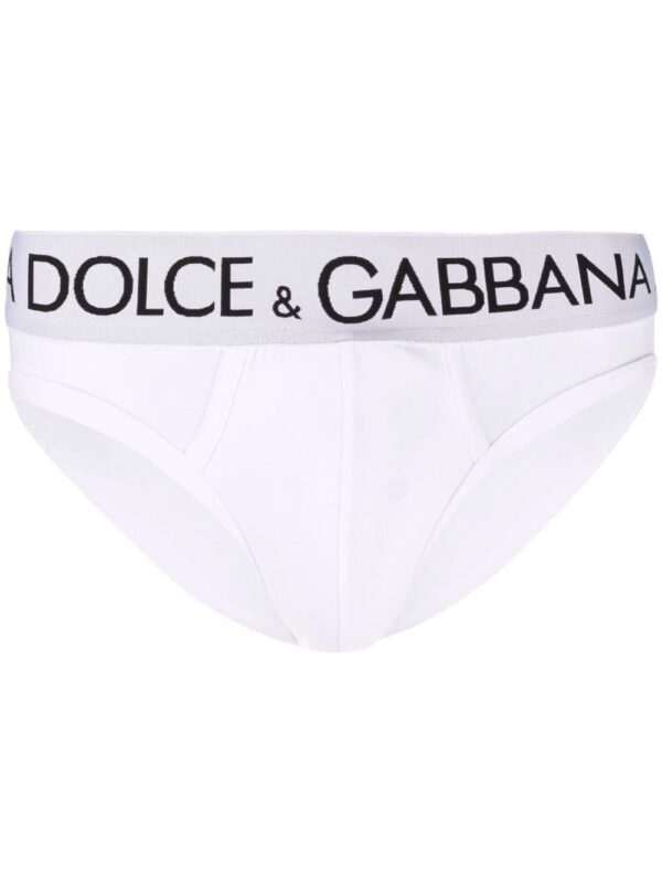 Dolce & Gabbana  logo-waistband stretch-cotton briefs