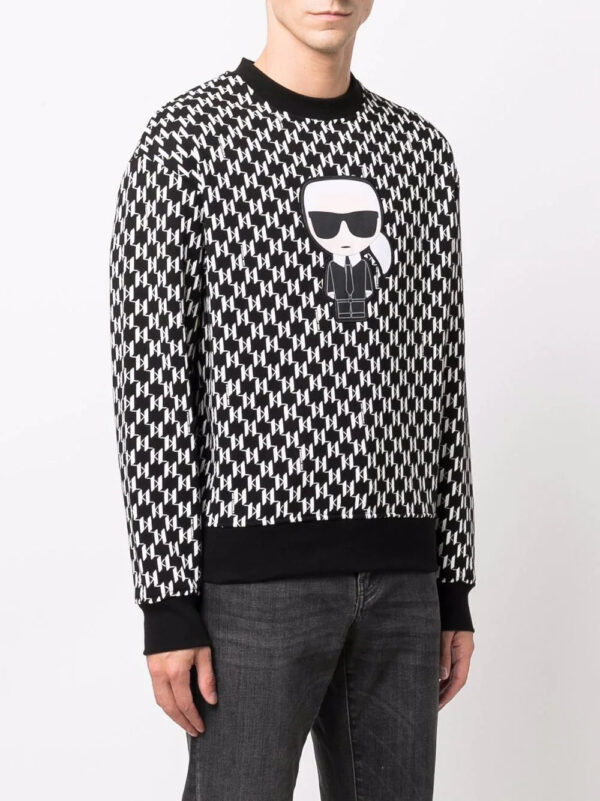 Karl Lagerfeld  Karl-patch monogram sweatshirt - Image 3