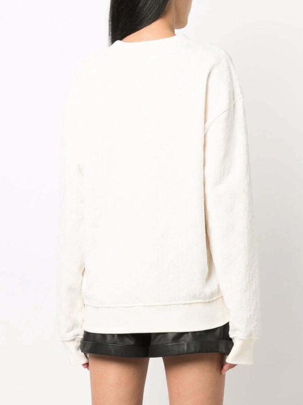 Karl Lagerfeld  flocked monogram sweatshirt - Image 4