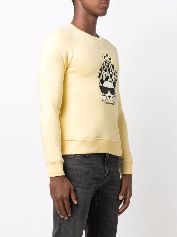 Karl Lagerfeld  dog graphic sweatshirt - Image 4