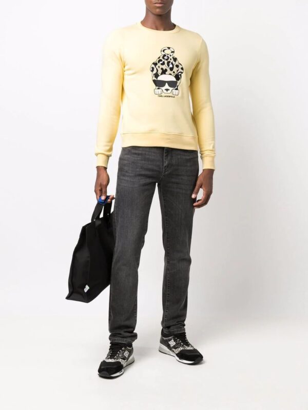 Karl Lagerfeld  dog graphic sweatshirt - Image 2