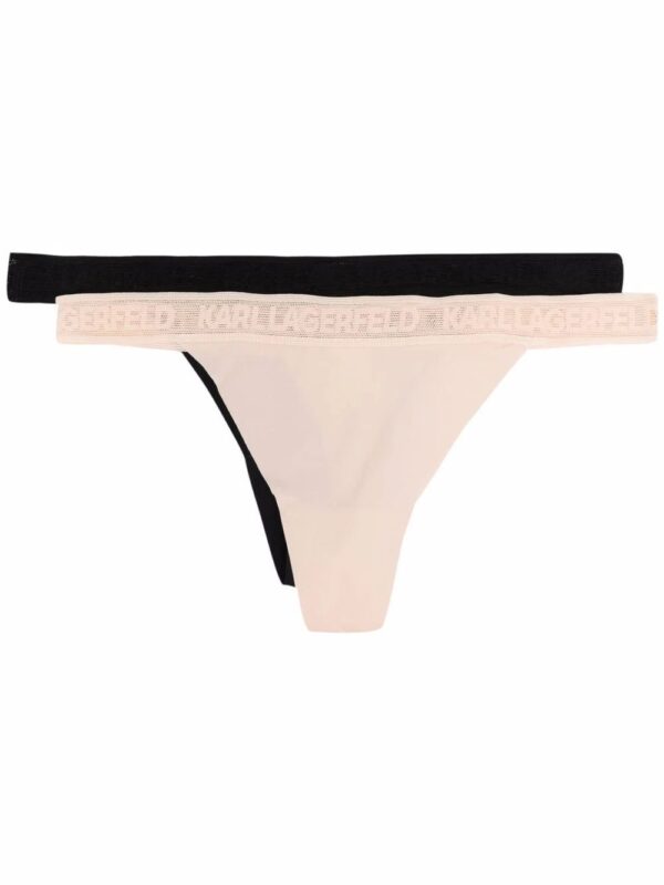 Karl Lagerfeld  ultralight logo thong 2-pack