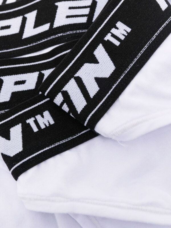 Philipp Plein  logo-waistband set of 3 briefs - Image 4
