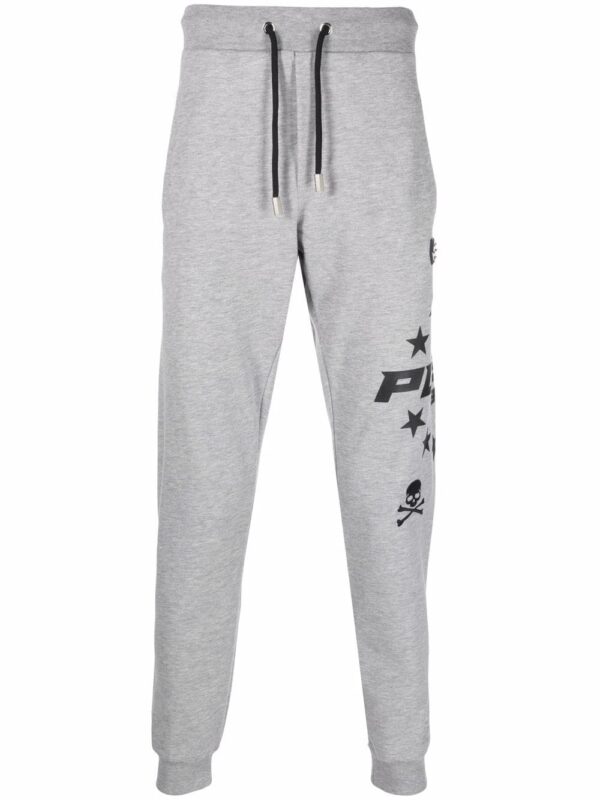 Philipp Plein  logo drawstring track pants