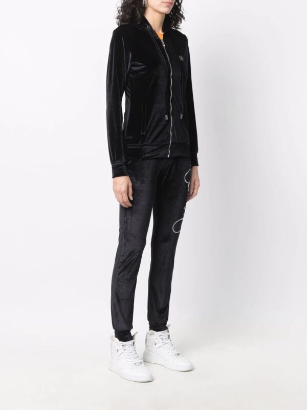 Philipp Plein  logo-embellished velvet tracksuit - Image 3