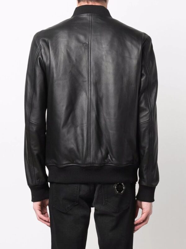 Philipp Plein  logo zipped bomber jacket - Image 4