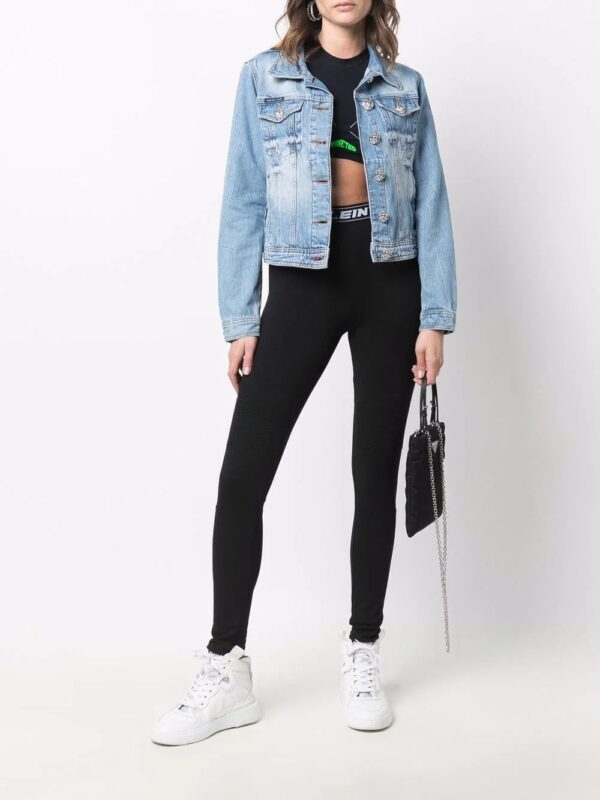 Philipp Plein  logo-waistband leggings - Image 2