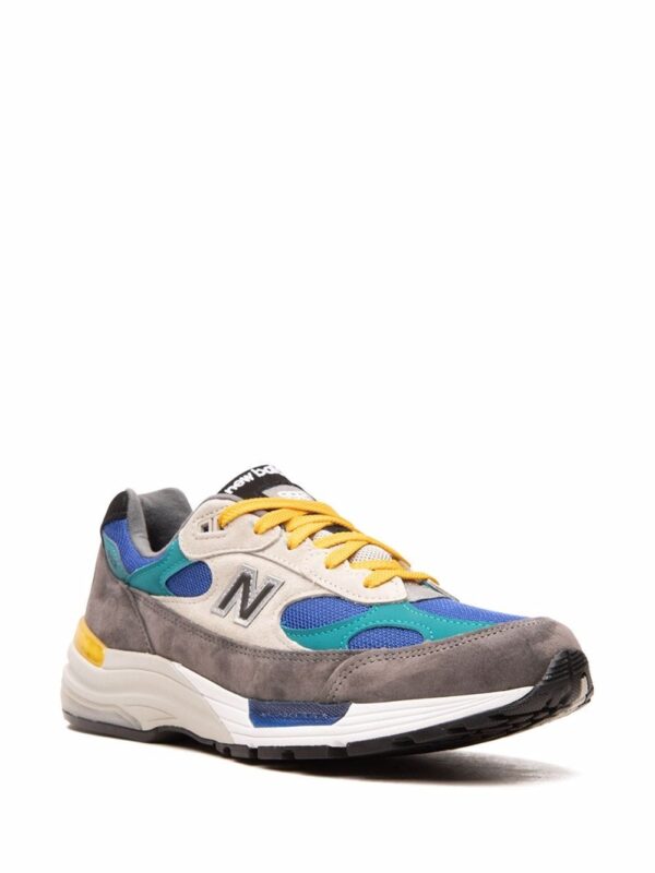 New Balance 992 "Grey/Blue/Teal/Yellow" low-top sneakers - Image 2